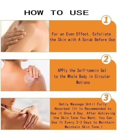  Seymal Luxury intensive tanning gel natural tan accelerator cream gel dark brown tanning gel for tanning beds and outdoor sun moisturizes and hydrates the skin (Color: 1 pc) - Buy Online on GoSupps.com