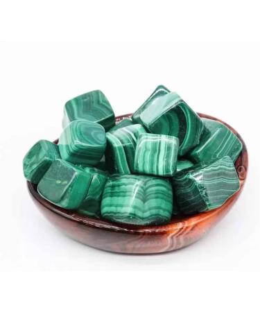 Crystal 100gNature Stripe Malachite Mini Cub Tumbles Stone 17mm-25mm for Great W Gift JZIGTDEM - Buy Online on GoSupps.com