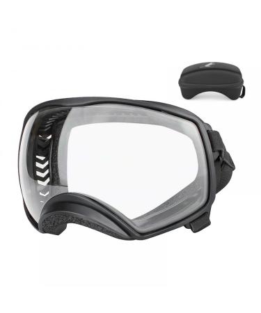 Dog glasses with wide field of vision large dogs sunglasses UV protection windproof snow face dog flying glasses with adjustable straps for medium and large dogs clear glasses - Buy Online on GoSupps.com