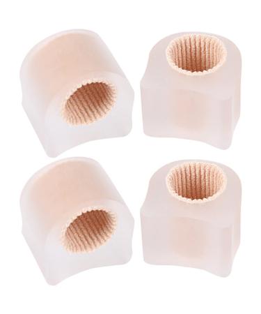 BESPORTBLE Toe Separator Metatarsal Pads 2 Pairs Toe Separators Big Toe Spacers Bunion Corrector Hammer Toe Straightener for Calluses Bunions Hallux Valgus Relief Toe Separator Thumb Splint 3.6x3.5cm