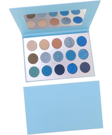 Beavorty 3pcs 15 Eyeshadow Compact Eyeshadow Palette Eye Shadow Glitter Miss Makeup Palette 1 count (Pack of 1) Bluex3pcs - Buy Online on GoSupps.com
