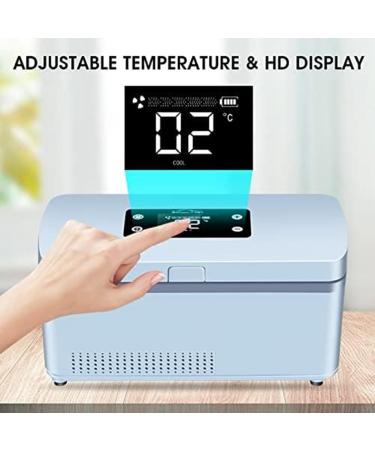 Crcyphne Medicine Cooler with Battery Adjustable Temperature Suitable for Long Flight US Plug - Buy Online on GoSupps.com