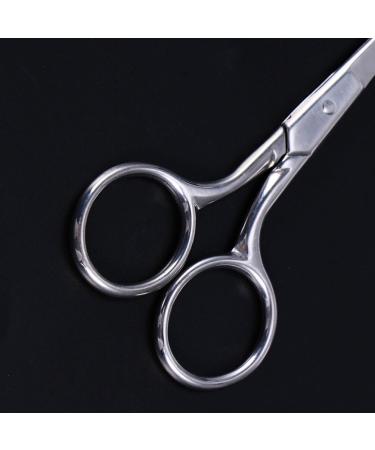 POPETPOP Stainless Steel Eyebrow Scissors Set - 6pcs Facial Hair Grooming Tools for Eyebrows Mustache & Nose Hair - Buy Online on GoSupps.com