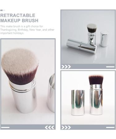 Beaupretty Powder Brush Makeup Supplies Makeup Blush Brush Dense Foundation Brush Cosmetic Retractable Brush Makeup Tool Cosmetic Tools Cosmetic Applicator Metal Telescopic - Buy Online on GoSupps.com
