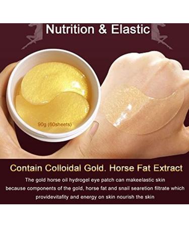 Farm Stay Horse Oil & Gold Hydrogel Eye Patch - 90g (60 Sheets) | Anti-Aging Eye Treatment | International Shipping Available - Buy Online on GoSupps.com