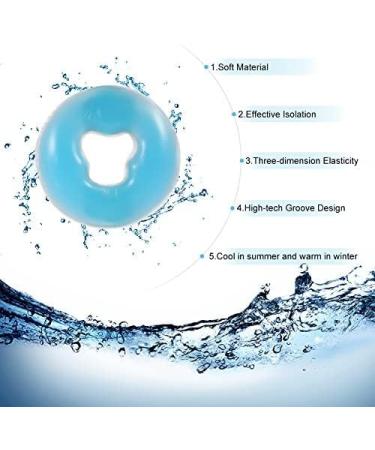 Yosoo Soft Silicone Face Pillow Massager for Salon Skin Care - Blue - Buy Online on GoSupps.com