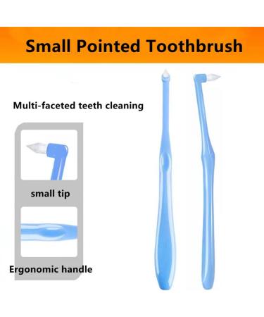 End Tuft Toothbrush Set - Round & Pointed Toothbrush for Optimal Oral Hygiene | Ideal for Braces Cavities Tooth Gaps Tartar Wisdom Teeth & Deep Cleaning - Buy Online on GoSupps.com