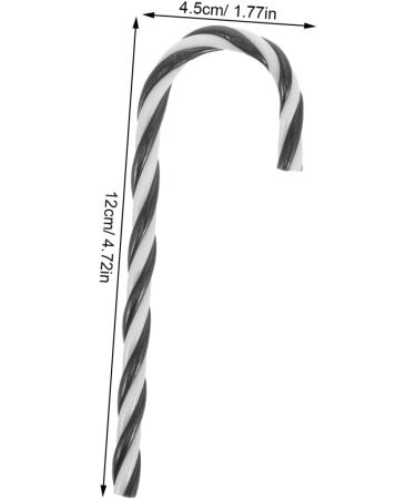 HOLIDYOYO 10pcs Candy Cane Set Canes for Tree Lollipops Large Candy Canes Edible Crutch Christmas Gold Plastic 12.00X4.50X0.70CM - Buy Online on GoSupps.com