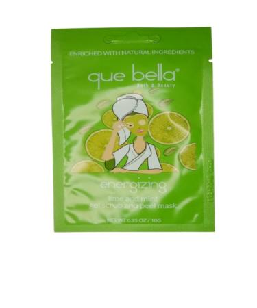Que Bella 5-pack Lime & Mint Gel Scrub and Peel Mask
