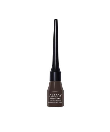Almay Liquid Eyeliner  Waterproof and Longwearing  Hypoallergenic  Cruelty Free  -Fragrance Free  Ophthalmologist Tested  222 Brown  0.1 Fl oz(Pack of 1)