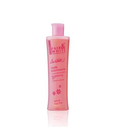 Fair & White So White Body Oil  250ml / 8.45fl.oz - with Vitamin E  Almond Oil and 'Lumiskin'  Hydrating Formula for Wrinkles  Dryness and Dark Spots - Buy Online on GoSupps.com