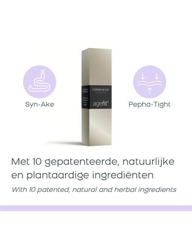 AGEFIT Anti-Aging Serum & Eye Cream Set - Reduce Wrinkles Firm Skin & Moisturize - 2x15ml - Unisex Facial Care - Buy Online on GoSupps.com