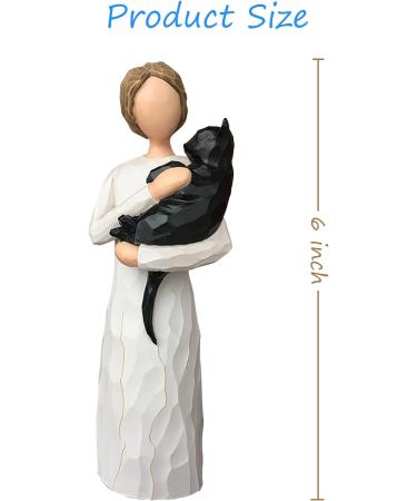 FRUMOASA Cat Memorial Gifts Cat Loss Sympathy Gift for Cat Mom Black Cat Bereavement Gifts Cat Death Gifts Angel Figurine for Cat Lovers in Memory of Passed Away Cat - Buy Online on GoSupps.com