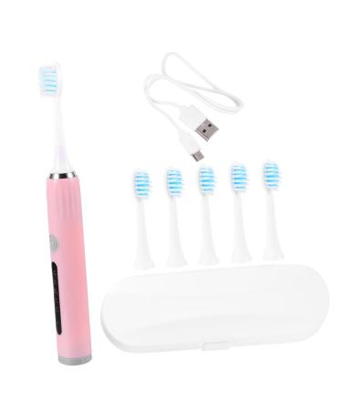 Mobestech 3 Sets Electric Toothbrush Oral Care Toothbrush Electric Adult Electric Tooth Brush Soft Bristle Toothbrush Toothbrushes Bristles Toothbrush Cleaning Brush Soft Fur Pink Child Abs