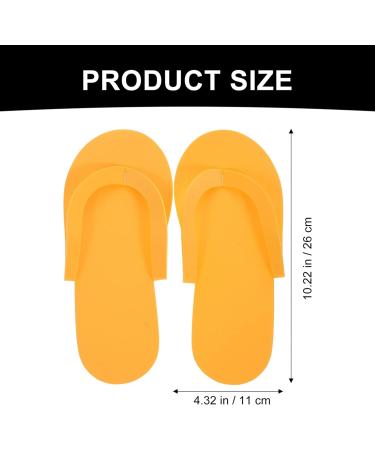 YARNOW 36 Pairs Disposable Foam Slippers - Anti-Slip Pedicure Sandals for Spa & Beach - Buy Online on GoSupps.com