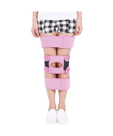 Magnetic Therapy Leg Correction Band Stovepipe Belt (Pink L) Pink L