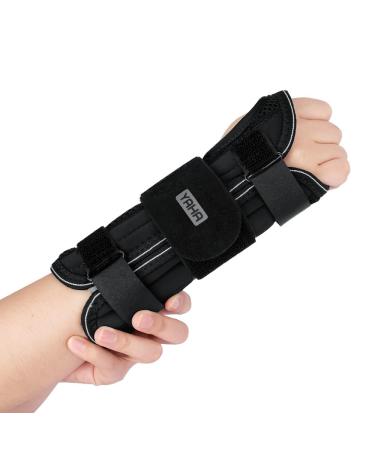 YAHA Carpal Tunnel Wrist Brace Night Support for Women and Men Wrist Splint with 3 Stays for Work Adjustable Hand Brace Fit Left Right Hand for Carpal Tunnel Syndrome Tendonitis Sprain - Right S/M Right S/M(Wrist:5.1"-7.9")