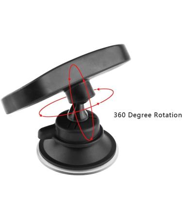 Universal Adjustable Car Baby Rear View Safety Mirror - Suction Cup & Clip - Black | 1 Piece - Buy Online on GoSupps.com