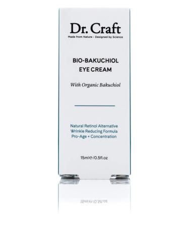 Dr. Craft Organic Bakuchiol Eye Cream 15ml | Anti-Aging Hydrating & Natural Skincare - International Shipping Available - Buy Online on GoSupps.com