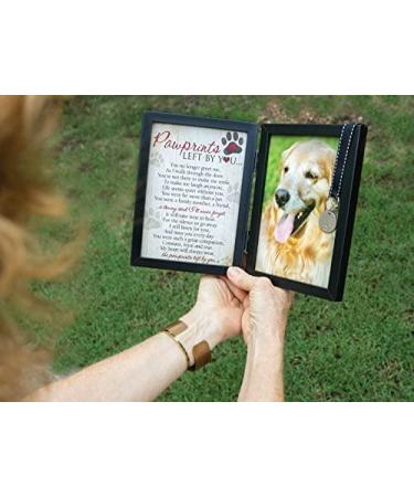 Pawprints Pet Memorial Frame with Poem - Heartfelt Dog Sympathy Gift for Pet Loss - Buy Online on GoSupps.com