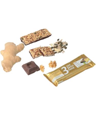  Rilevo Rilevo - 3 hours without Ginger Fame Organic Barretta Natural with Grain Cereal with Organic Ginger and Melting Chocolate Stand 30g (Mini Display of 12 Barrettes) - Buy Online on GoSupps.com
