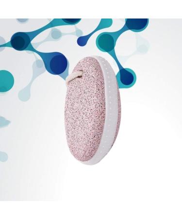 Heallily Pumice Stone for Feet - Exfoliating Dry Skin Remover - Foot Scrubber for Hands, Heels & Body - Pink - Buy Online on GoSupps.com