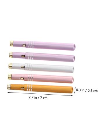 5pcs Retractable Lip Brush Set - Portable Lipstick Applicator & Makeup Tool for Exfoliating & Perfect Lip Color - Buy Online on GoSupps.com