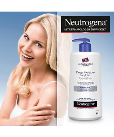 Neutrogena Norwegian Formula Deep Moisture Body Lotion for Sensitive Skin - 400 ml | Best International Shipping - Buy Online on GoSupps.com
