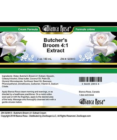 Bianca Rosa Butcher's Broom 4:1 Extract Cream (2 oz ZIN: 523913) - Buy Online on GoSupps.com