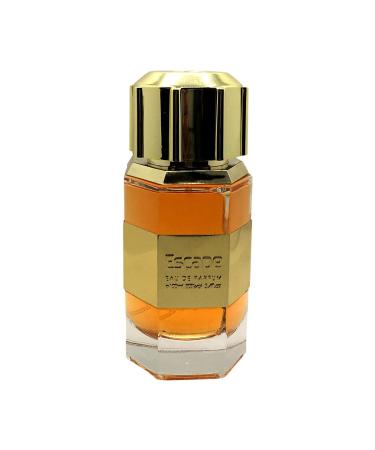 ESCAPE for Men an Oriental Woody Cologne with Bergamot Mandarin Cinnamon Lavender Sandalwood Musk Amber Woods and Vanilla 3.4 Oz