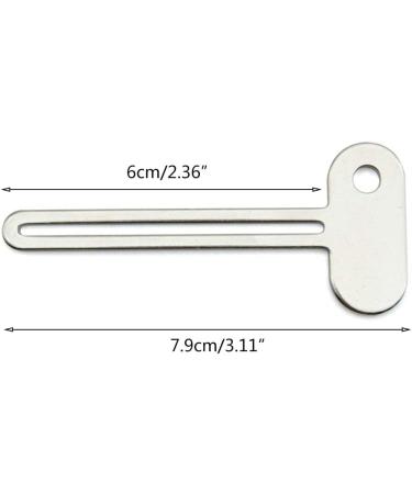Toothpaste Squeezer Tube Press Tube Squeezer Stainless Steel Tube Extractor Toothpaste Dispenser Hand Cream Tube for Key - Buy Online on GoSupps.com
