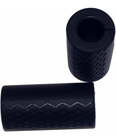 YUHQC Weight Bar Grips - Standard Barbell/Dumbell Thick Bar Training Adapter for Weightlifting & Cable Attachments - Fitness Rope Grips for Arm & Forearm Strength - Black - Buy Online on GoSupps.com