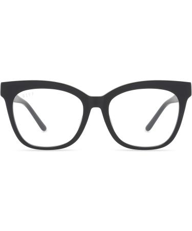 Buy DIFF Winston Designer Square Blue Light Blocking Glasses - Matte Black for Men & Women | Stylish & Protective eCommerce - Buy Online on GoSupps.com