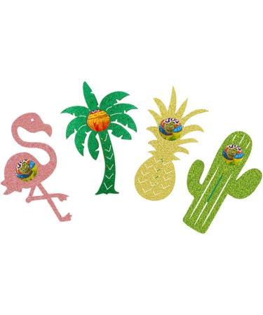 MAGICLULU 48 Pcs Glitter Candy Bags Diy Lollipop Candy Packaging Amazoncards Pineapple Candy Lollipop Wrapping Supplies Goodie Bag Candy Decor Hawaii Lollipop Ornament Glitter Powder Props - Buy Online on GoSupps.com