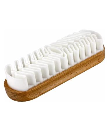 Home Shoes Brushes White Rubber Crepe Shoe Brush Leather Brush for Suede Boots Bags Scrubber Cleaner Bathroom Tool Brush Onecolor