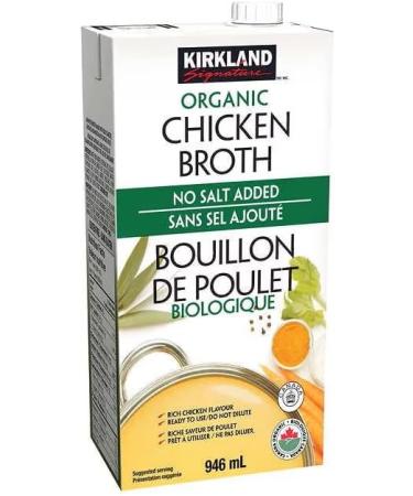 KIRKLAND SIGNATURE CHICKEN BROTH 6 X 946ML - Buy Online on GoSupps.com
