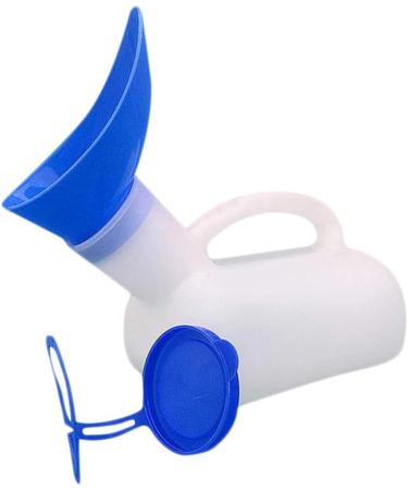 1000ML Urinal Toilet Unisex Urinal Bottle Female Male Unisex Traveling Camping Portable Plastic PE Material Urinal Toilet with Connector Delivered Randomly - Buy Online on GoSupps.com