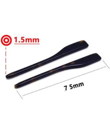 LUBrel Replacement Glasses Legs & End Tips - Metal Temple Parts & Ear Socks - 2 Pairs for Thin Glasses - Buy Online on GoSupps.com