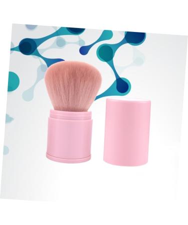 Beavorty Portable Powder Brush powder cream brush face Buffing brush Loose Powder Makeup Blush Brush Cosmetic Buffing Retractable concealer Miss stippling neck 8.3x3.3cm Pink - Buy Online on GoSupps.com