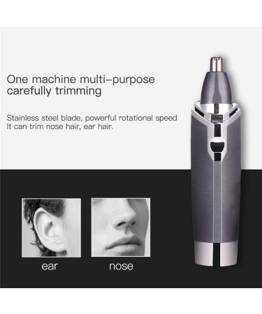 Waterproof Ear and Nose Hair Trimmer Precision Facial Trimmer for Men & Women Easy Cleansing Battery-Operated Family Friendly - Buy Online on GoSupps.com