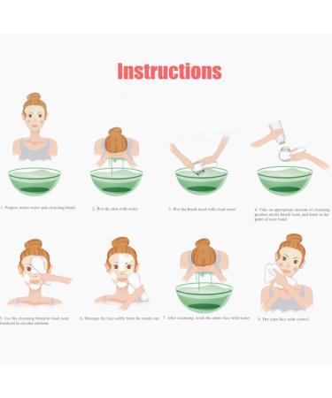 Face Scrubber Manual Face Brush Silicone Face Scrubber 2 in 1 Face Cleansing Brush for Deep Cleaning Exfoliating - Buy Online on GoSupps.com