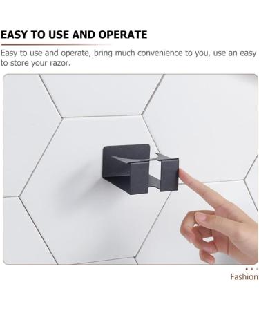 HOMSFOU Shaver Storage Rack | Bathroom Razor Stand & Shaving Accessories | Organize Razors & Shaving Foam - Buy Online on GoSupps.com