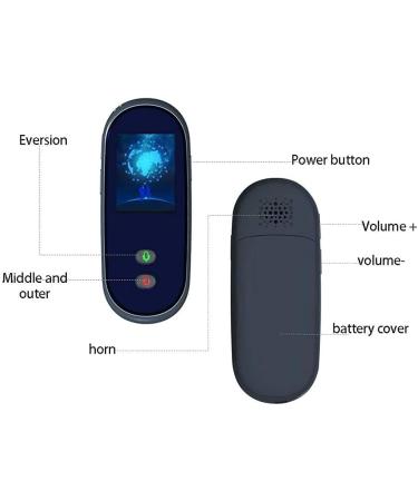 Language Translator Device Real Time Translator Device Instant Language Translator Device Support 28 Languages Real-time for Learning Shopping Travel Business Hello (Black) Vision Journey - Buy Online on GoSupps.com
