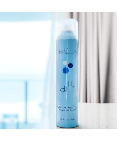 aiHr Hairspray 10 oz - Color Lock, Sunscreen Shield, Humidity Control, Silk Shine - Flexible Hold for Men & Women - Curly, Frizzy, Fine, Thin Hair - Buy Online on GoSupps.com