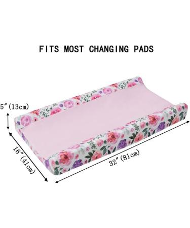 Super Soft Stretch Fabric Baby Changing Pad Cover 16x32 Inch for Boy and Girl - Type 2 - Buy Online on GoSupps.com