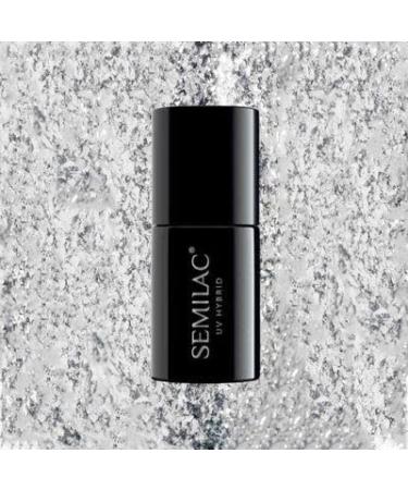 Buy Semilac UV Nail Polish 292 Silver Shimmer 7ml - Best Glitter Collection for Stunning Nails | International Shipping Available - Buy Online on GoSupps.com