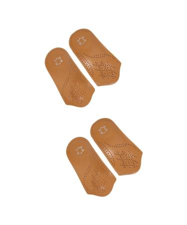 Healvian 2 Pairs Shoes Inserts for Women 3/4 Plantar Insoles Fallen Arches Insole Shoe Pads Plantar Insert Low Shoe Inserts Arch Half Pad Men and Women Arch of Foot