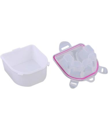 Milageto Nail Soaking Bowl Gel Polish Powder Remover Thickened Manicure Bowl Nail Art Tool for Salon Nails Spa Pink - Buy Online on GoSupps.com