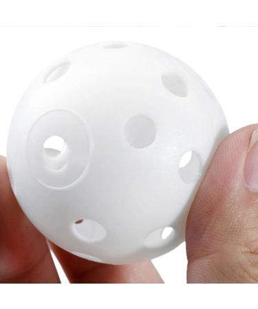 Colored Practice Golf Balls - 24 Pack Hollow Plastic Balls for Indoor/Outdoor Training - Buy Online on GoSupps.com