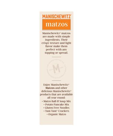 Manischewitz Matzos Unsalted 10 Oz - Traditional Passover Crackers - Buy Online on GoSupps.com